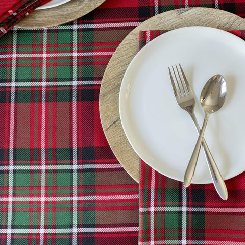 Benson Mills matching napkins arranged to show coordinated tablescape convenience