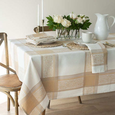 Benson Mills metallic gold thread detail adding subtle shimmer and sophistication