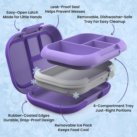 Bentgo rubberized shell showcasing durable drop protection for kids