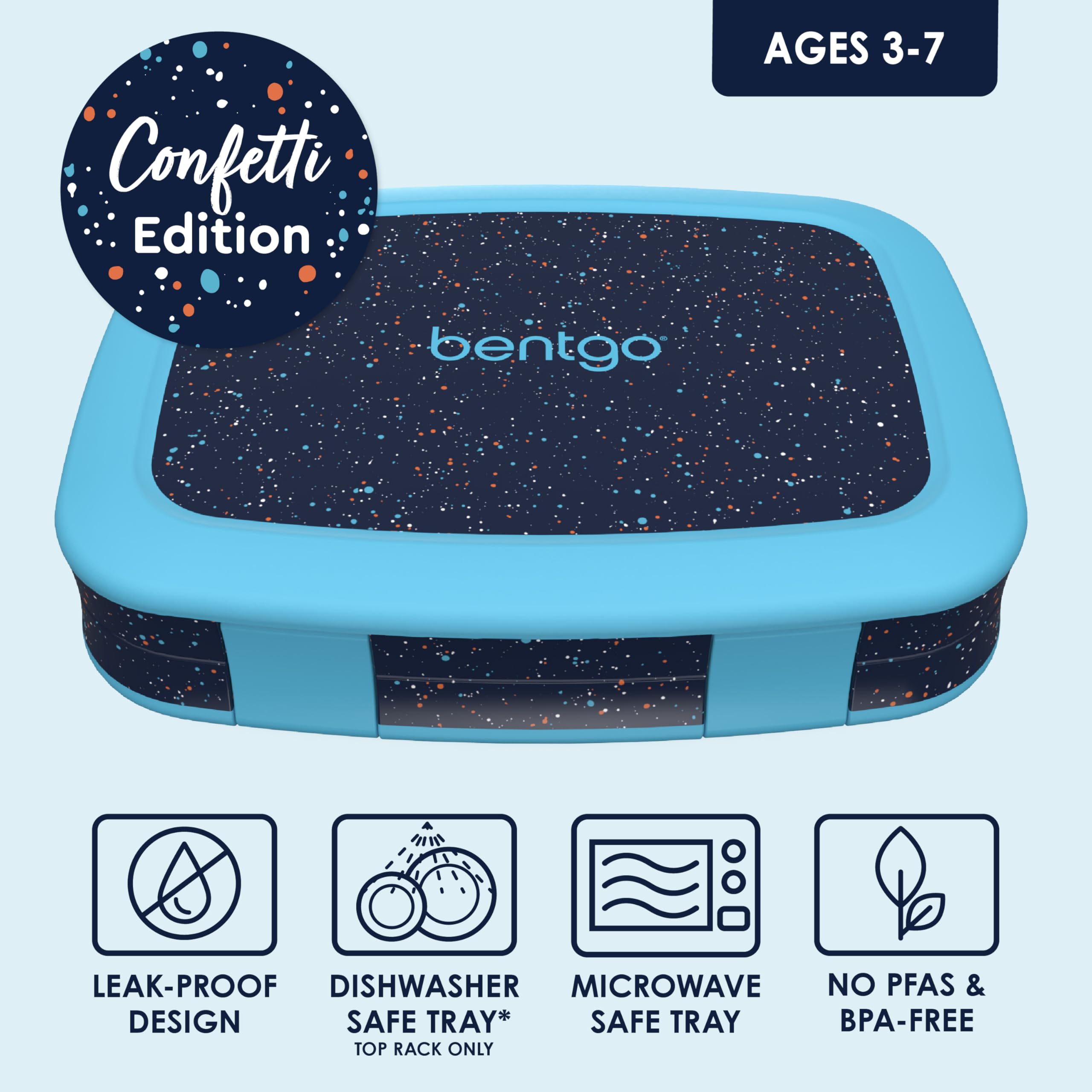 Bentgo closed side profile showing sturdy shell and rubber-coated edges