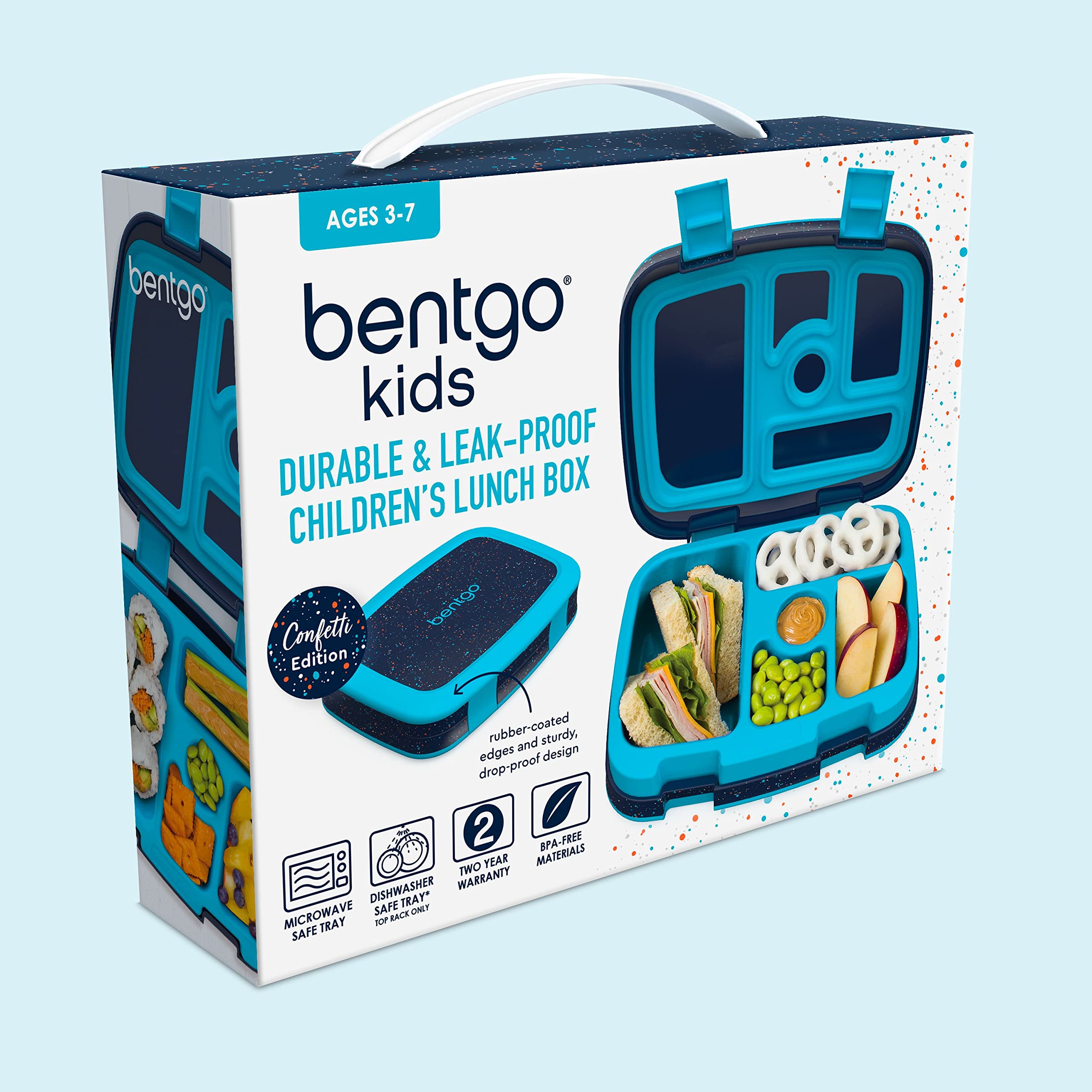 Bentgo tray in dishwasher demonstrating microwave-safe and easy cleanup