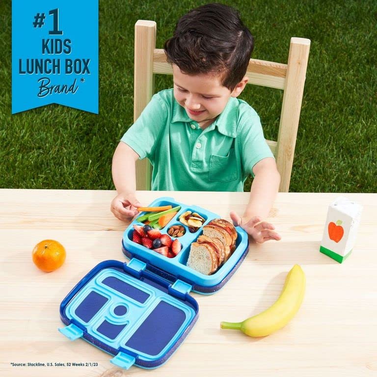 Bentgo open with five compartments packed and organized for lunch