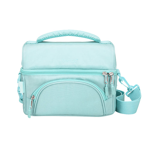 Bentgo front view showing bag shape and water-resistant fabric for reliable transport