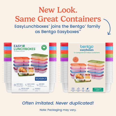Bentgo Easyboxes nested trays highlighting compact nesting for organization