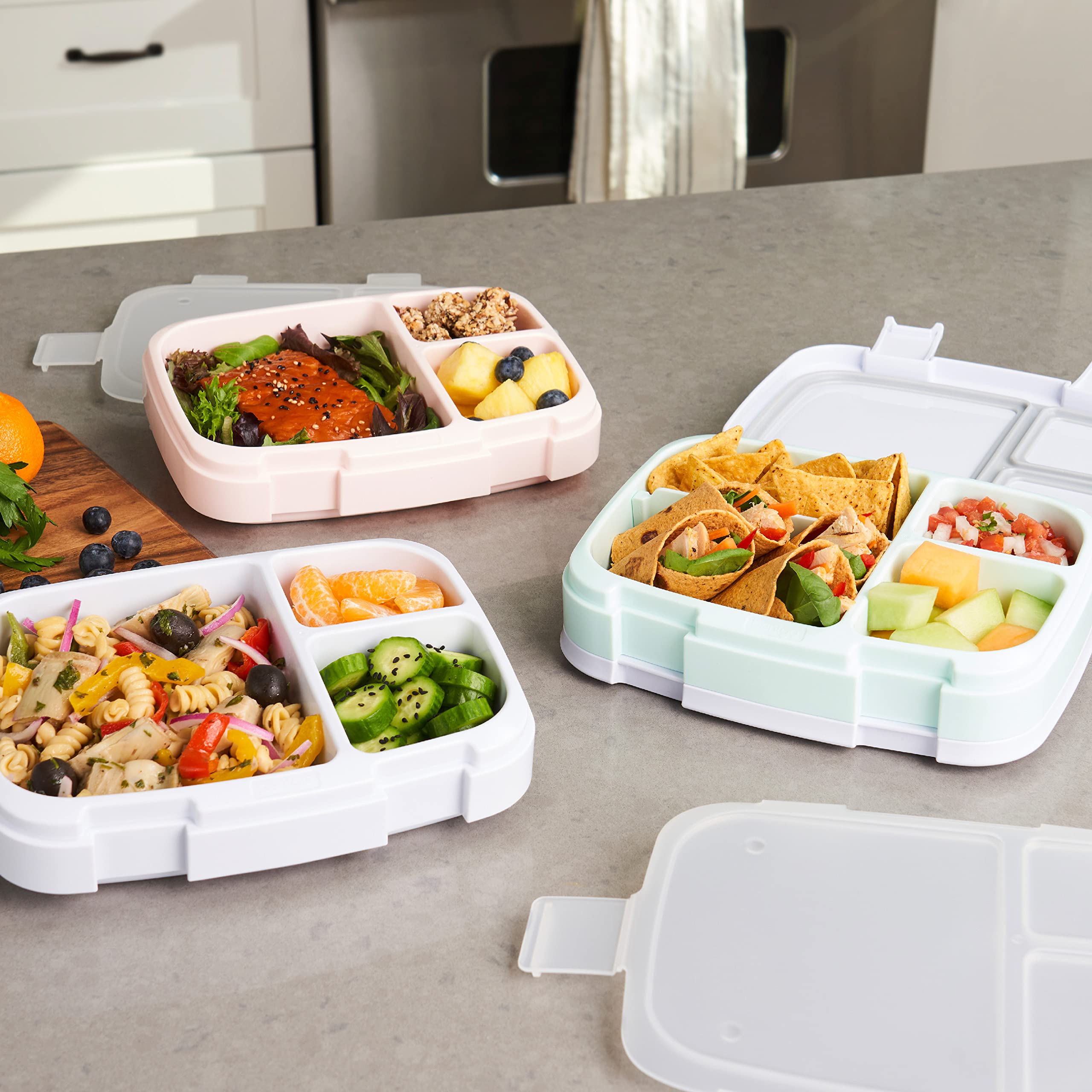 Bentgo Fresh tray top view with three compartments for portion control