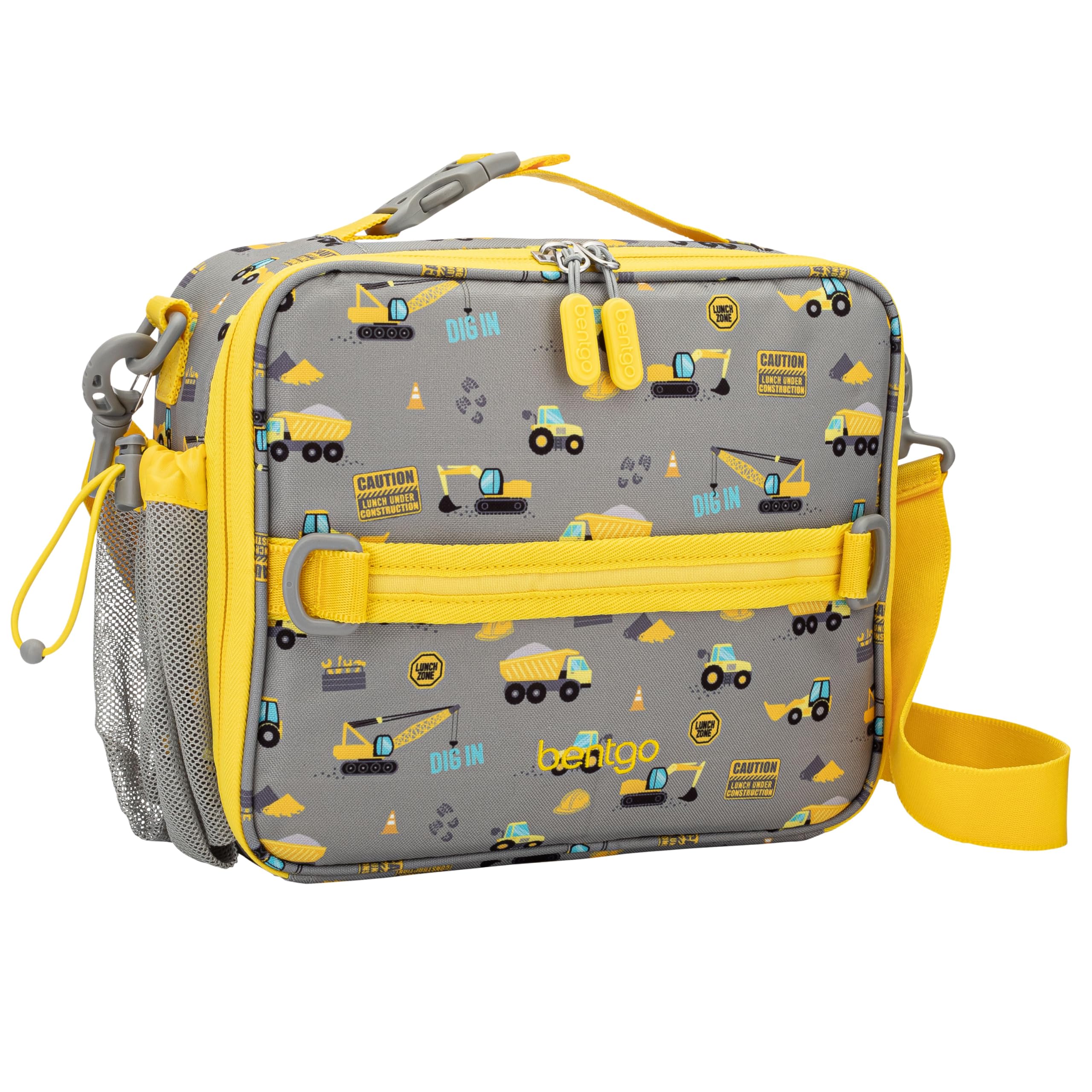 Bentgo front view showing prints and roomy storage benefit