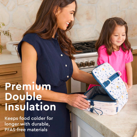 Bentgo close-up of double-insulated interior showcasing superior thermal protection