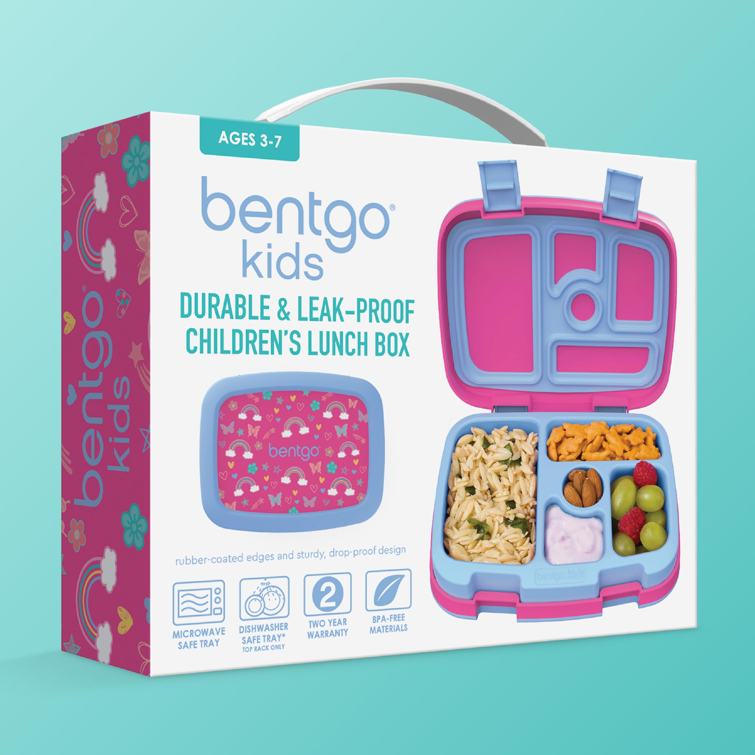 Bentgo family lunch moment with kids using box promoting school-ready meals