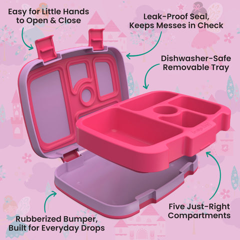 Bentgo fits inside backpack showing portable size and practicality