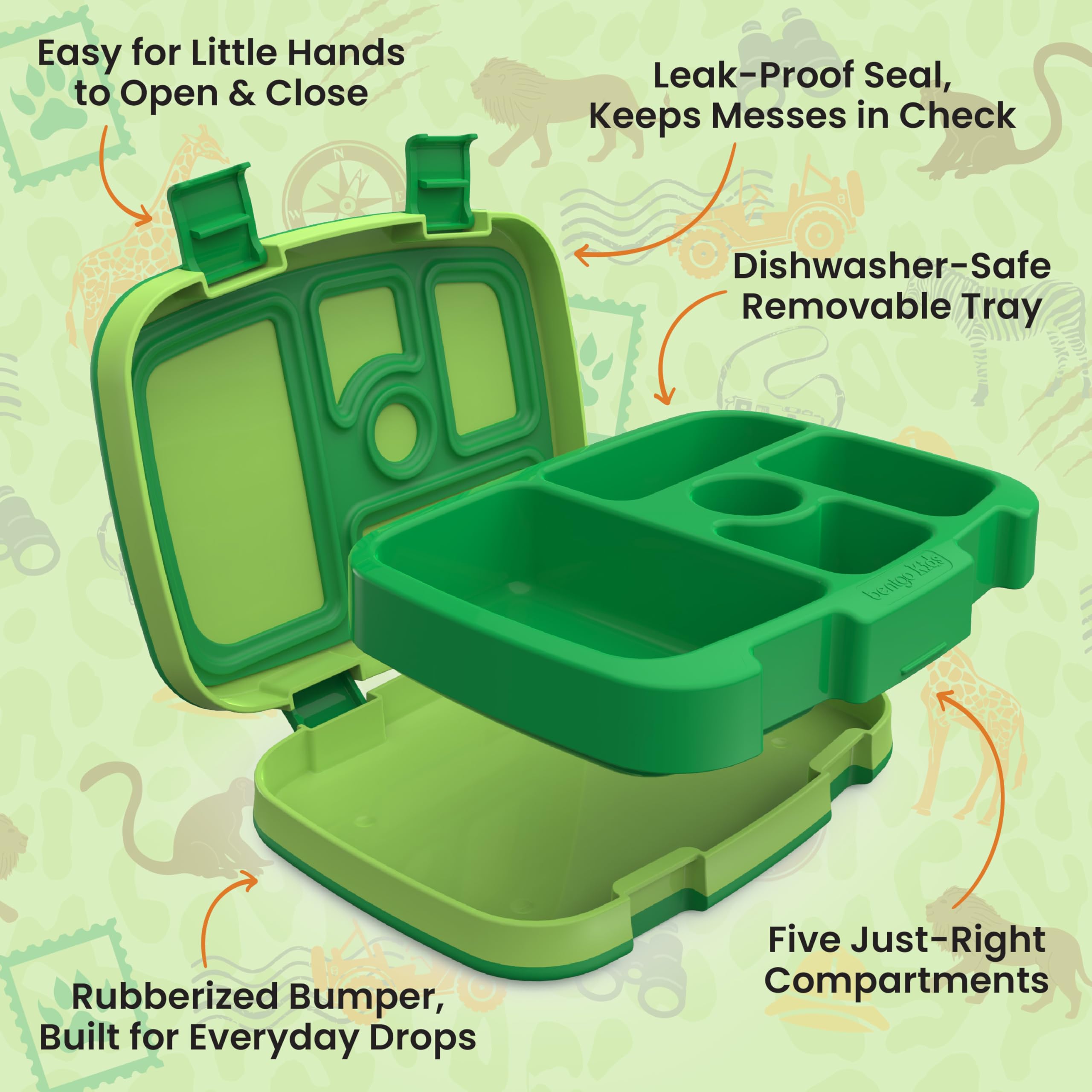 Bentgo rubber edges close-up protecting against drops and everyday bumps