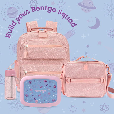 Bentgo in a child’s school setting showing hands-free clipping and everyday use