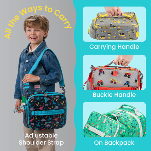 Bentgo bag paired with matching lunchbox for coordinated meals