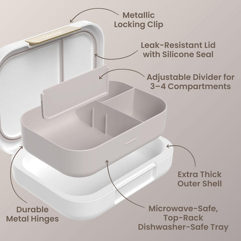 Bentgo packed with balanced meal demonstrating organized portion control