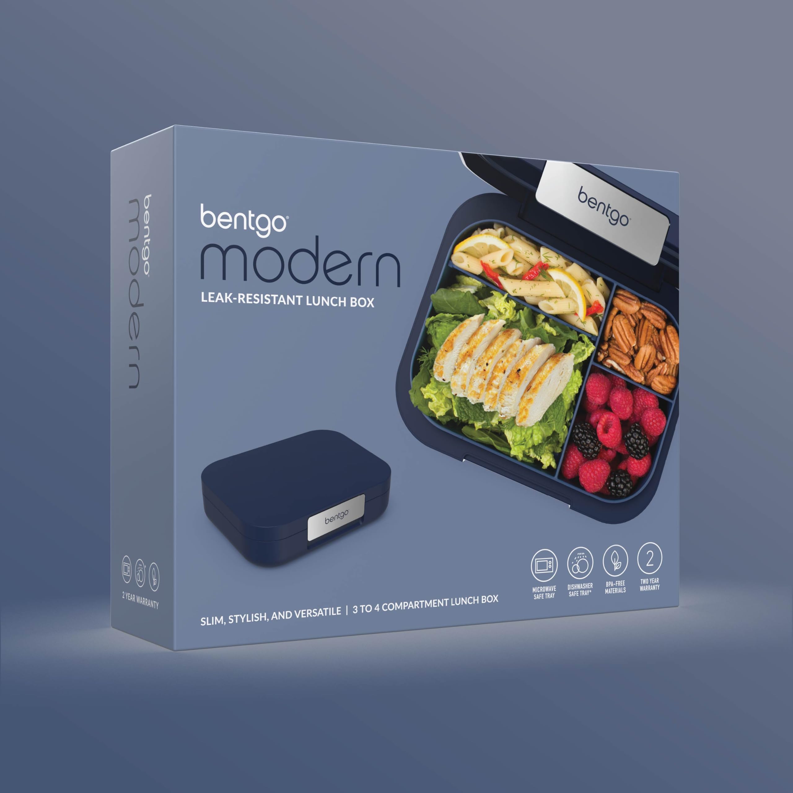 Bentgo modern packed lunch on a table to show ready-to-eat meal presentation
