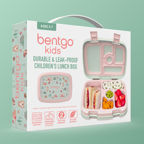 Bentgo retail packaging with logo highlighting brand and product presentation