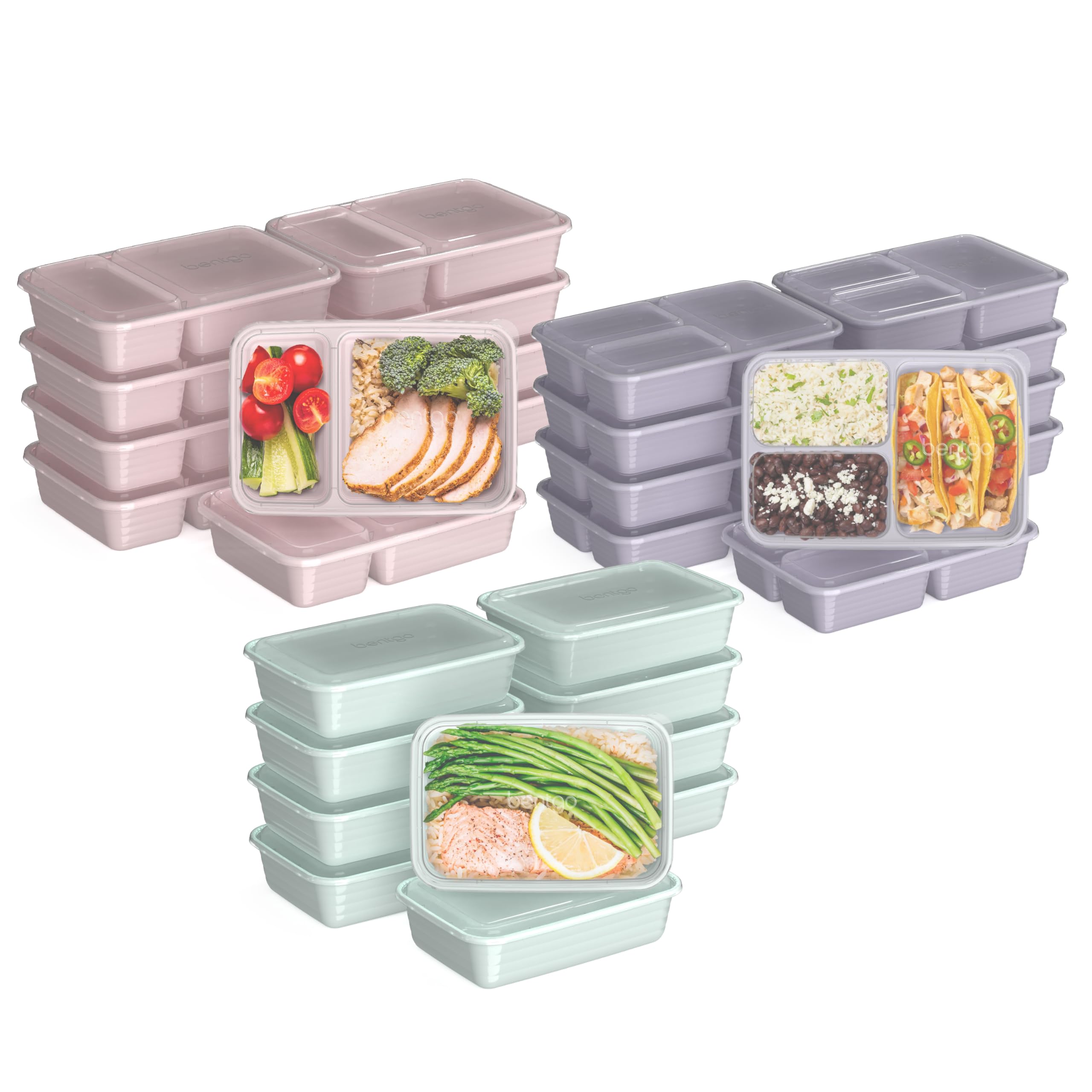 Bentgo front packaging showing full 60-piece kit and organized layout