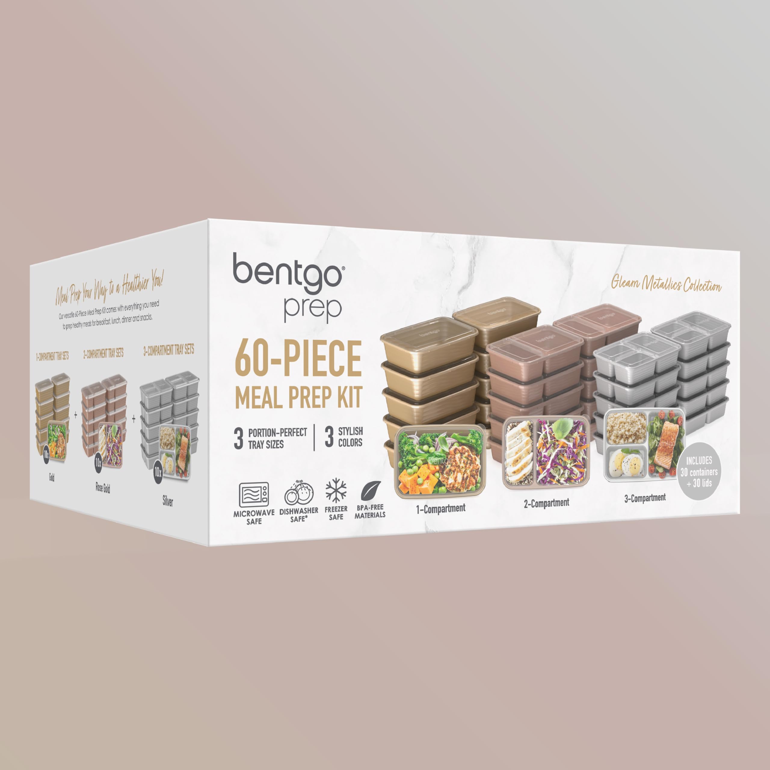 Bentgo lunch at desk lifestyle image promoting ready-to-go convenience
