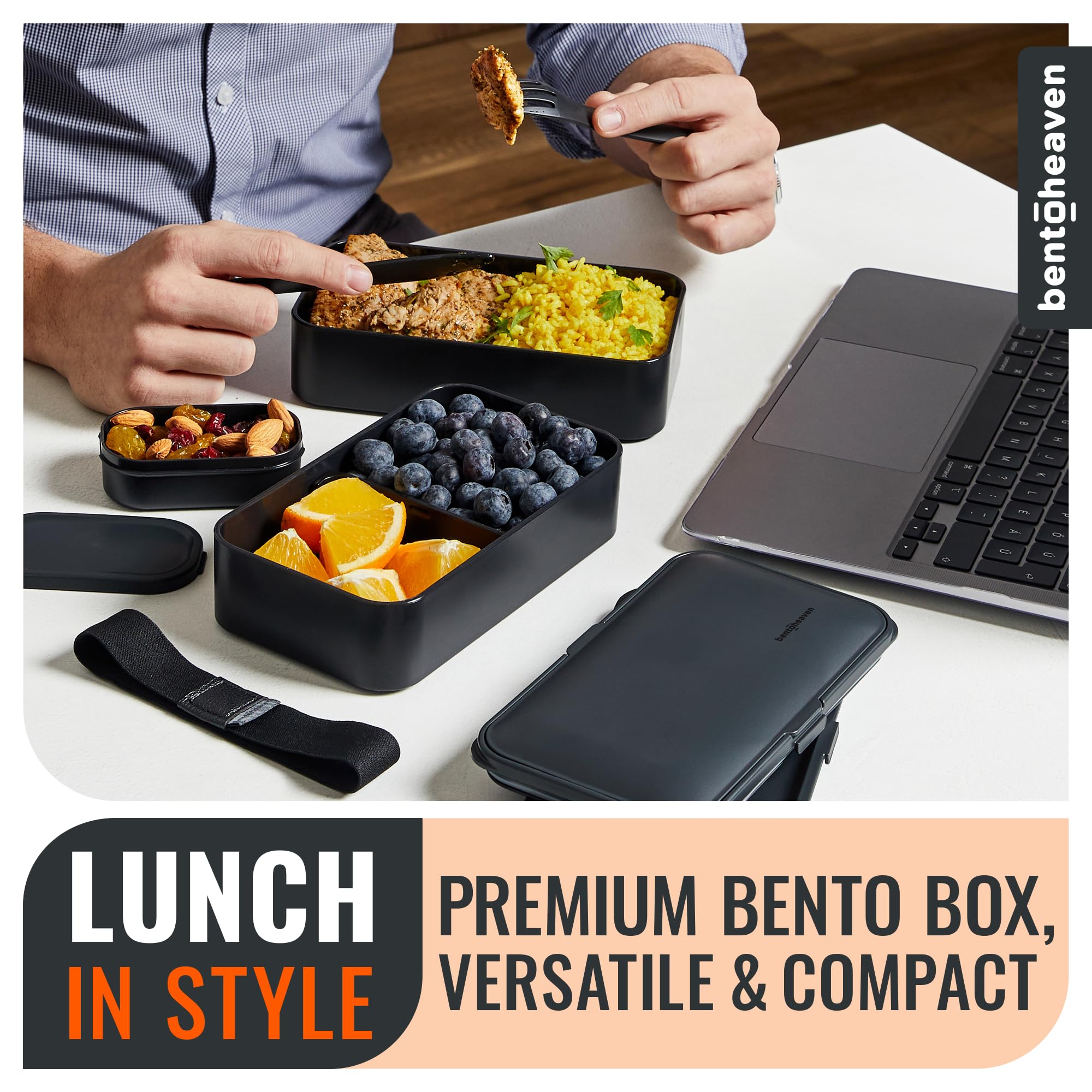 Bentoheaven removable divider and dip cup closeup for separate sauces