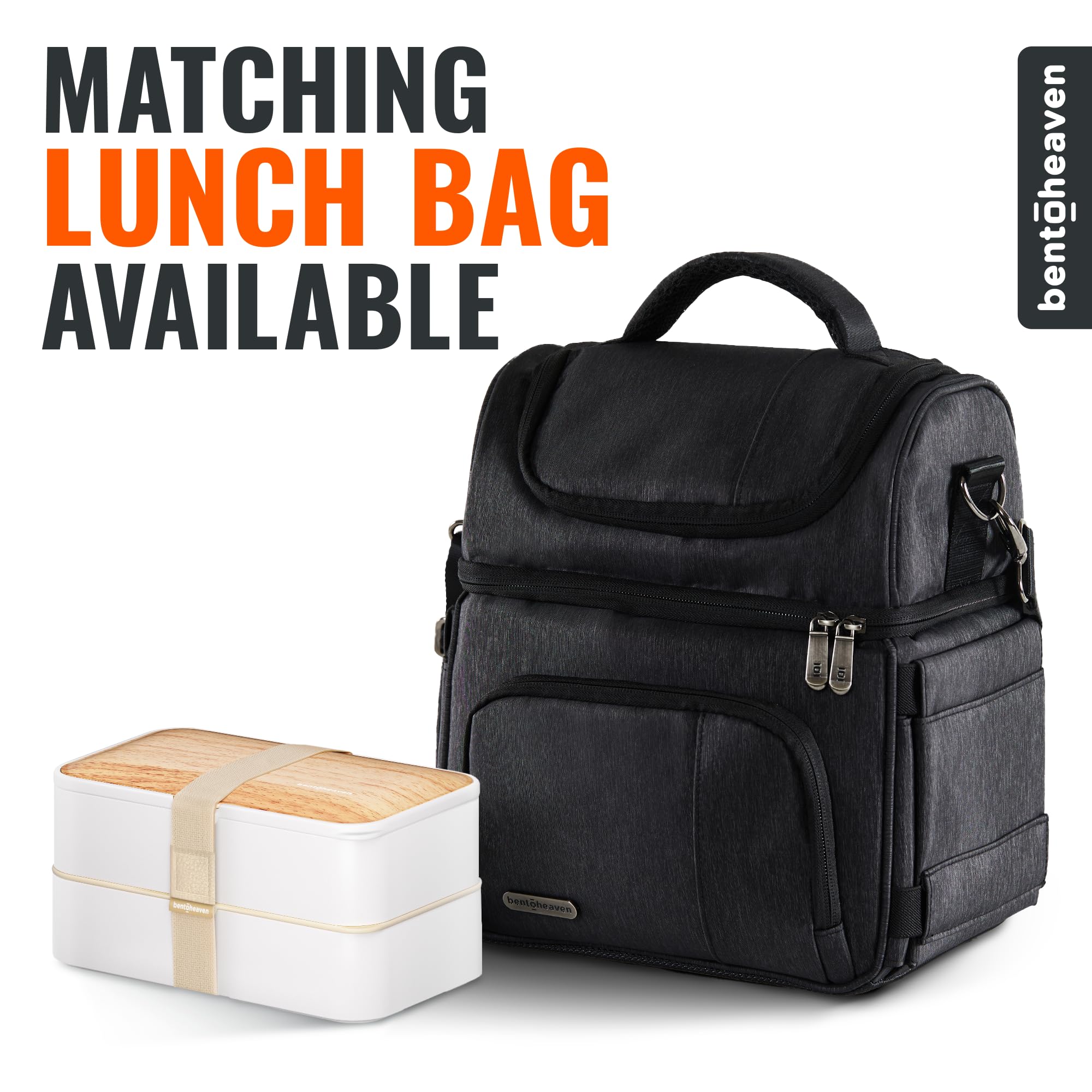 Bentoheaven on office desk staged with lunch showing practical, attractive meal storage
