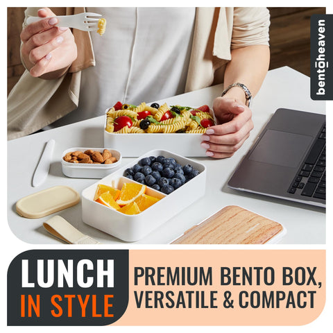 Bentoheaven lid detail with silicone seal and vent plug for leak-resistant transport
