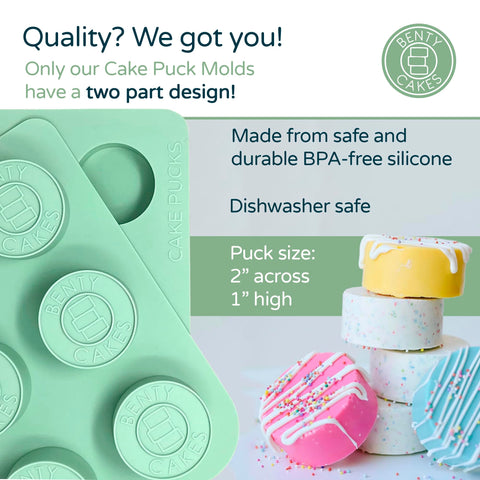Benty Cakes small silicone mold close-up highlighting precise cavity shape