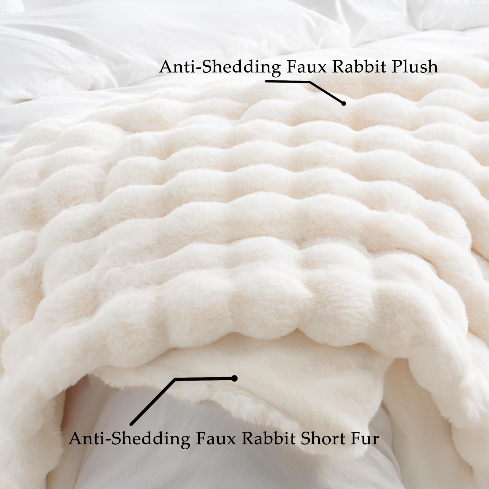 BENVWE reverse smooth side showing silky plush feel for comfort benefit