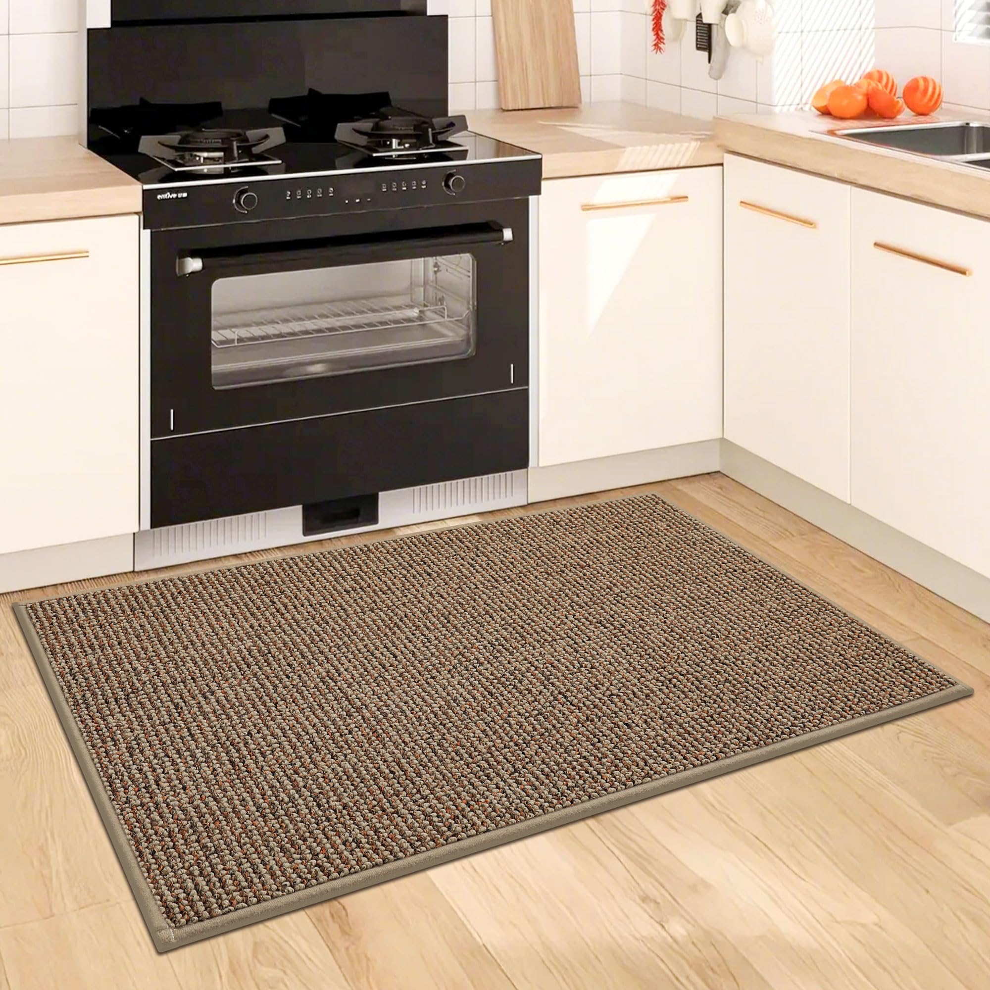 BEQHAUSE folded mat in packaging notes crease care and arrival condition