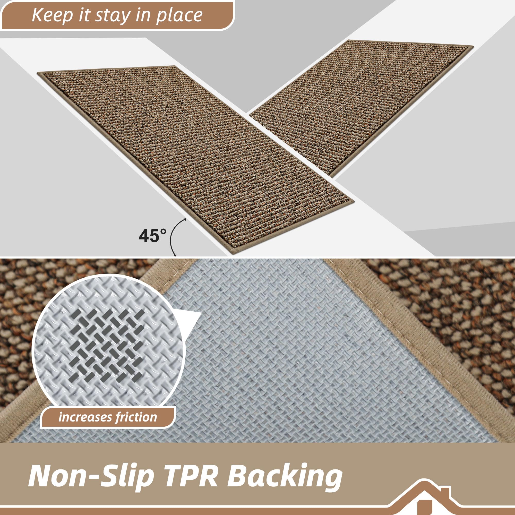 BEQHAUSE mat placed in front of sink reduces floor splashes and slips