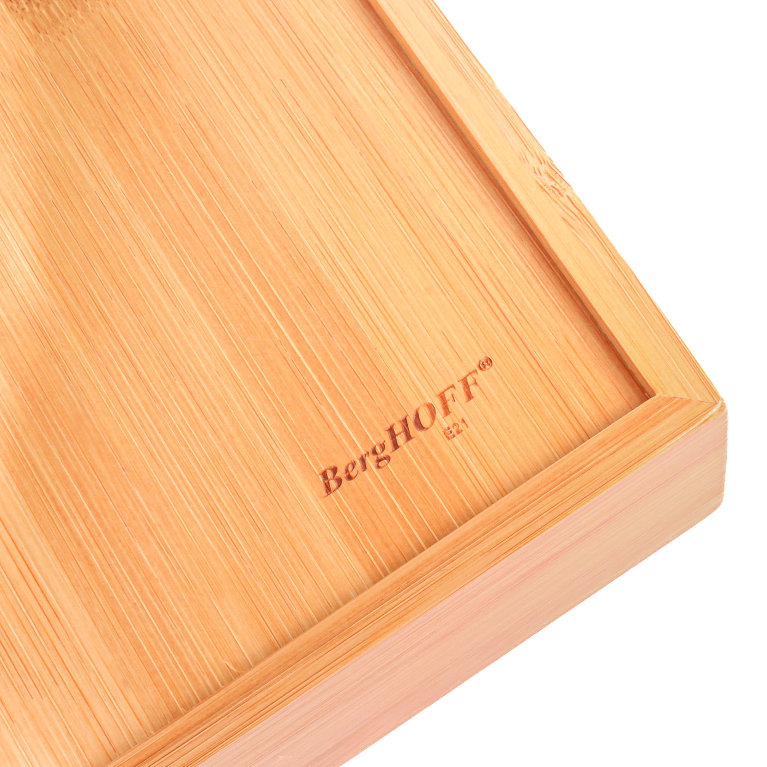 Berghoff side profile showing slim depth ideal for narrow or shallow drawers