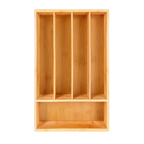 Berghoff organizer top view highlighting separate compartments and extra-long slots