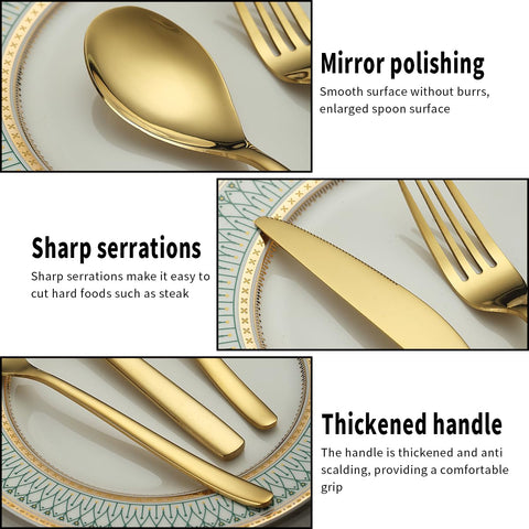 Berglander flatware arranged on wedding table benefit: elevates event presentation