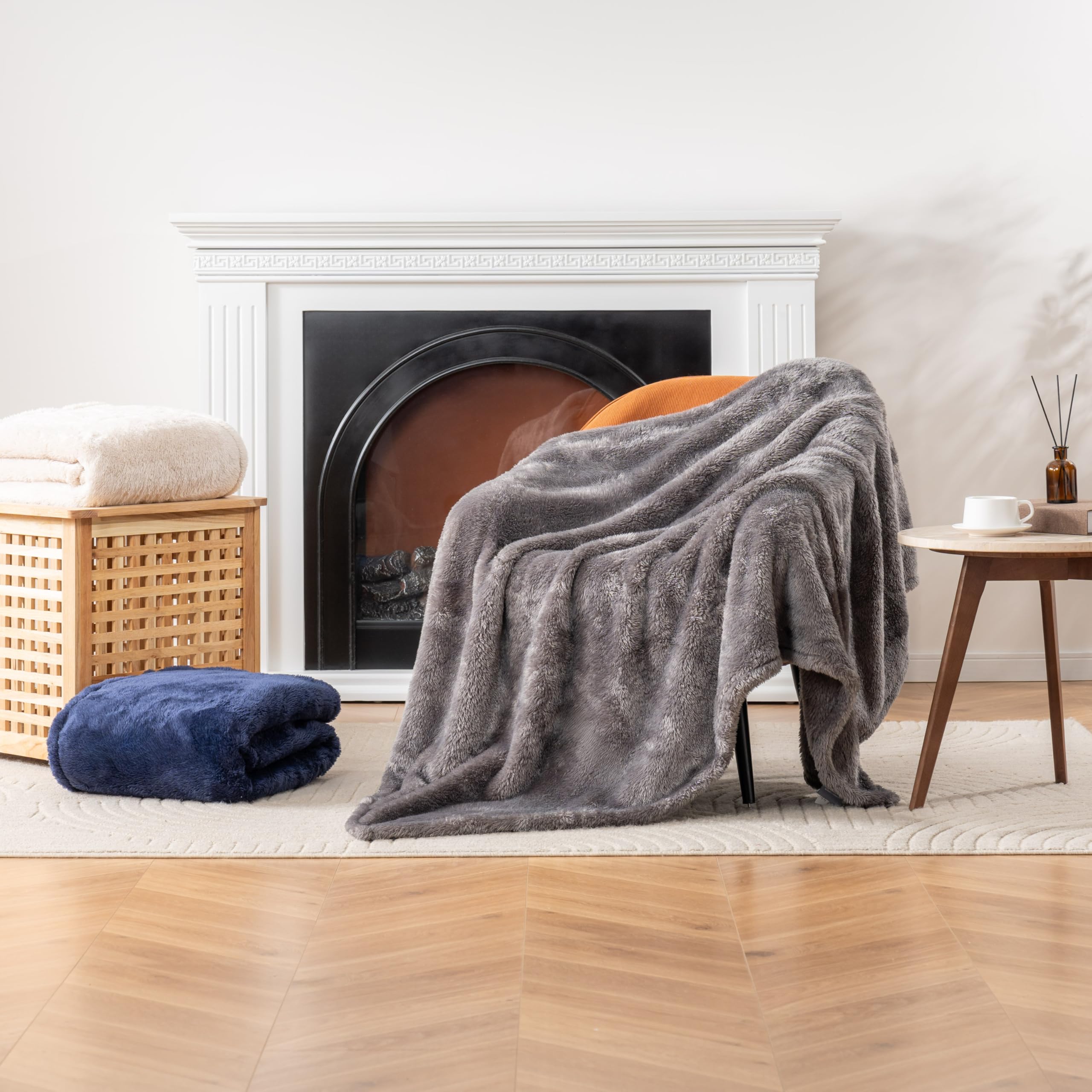 Berkshire Blanket washed texture demonstrating restored fluff and softness