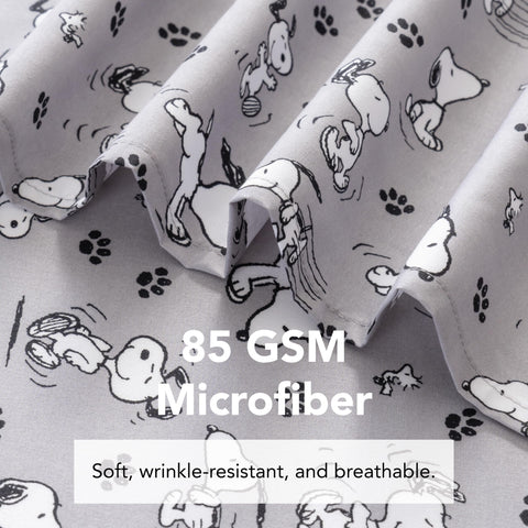 Berkshire Blanket close-up of mini poses and paw prints for charming detail
