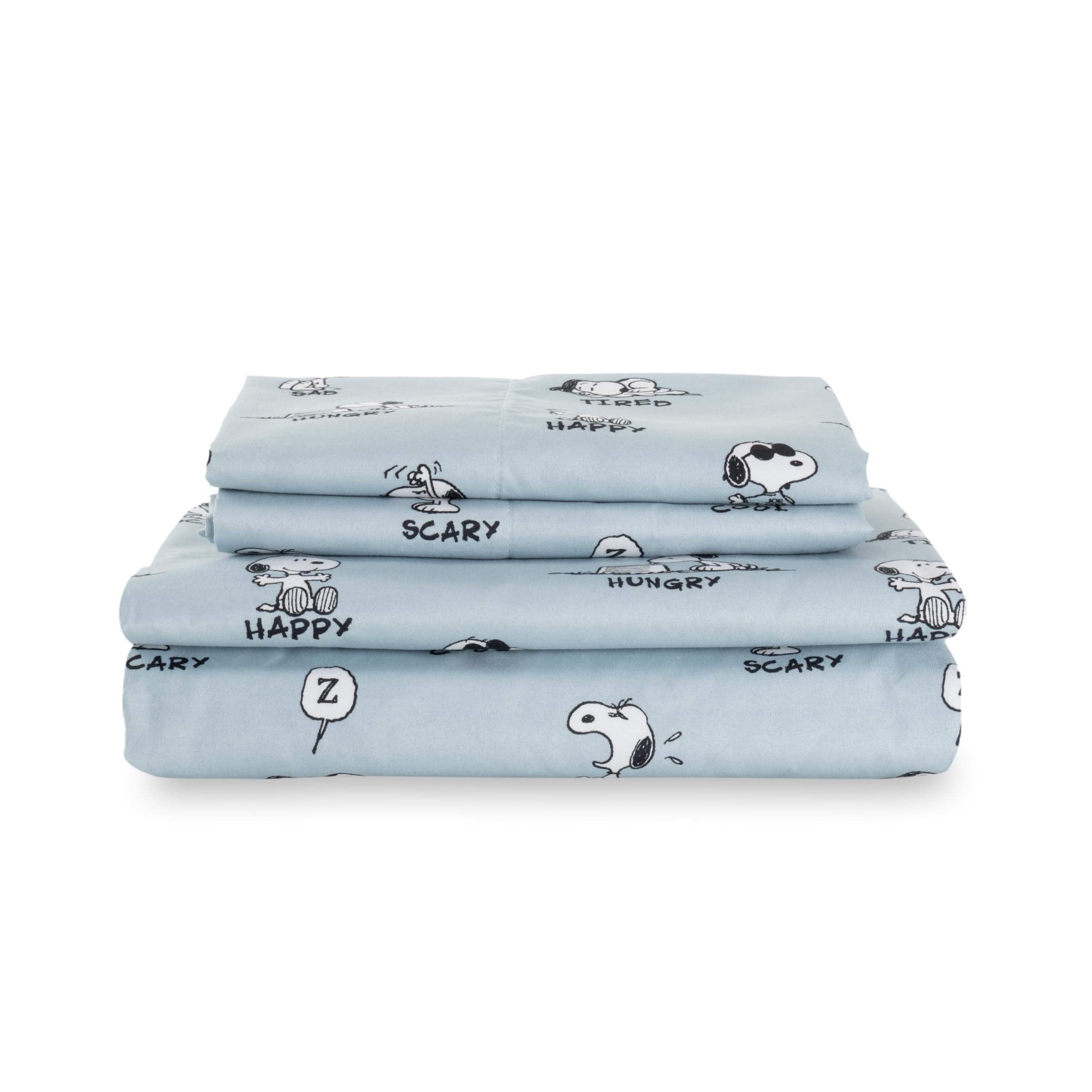 Berkshire Blanket Snoopy front packaging showing playful design and easy selection benefit