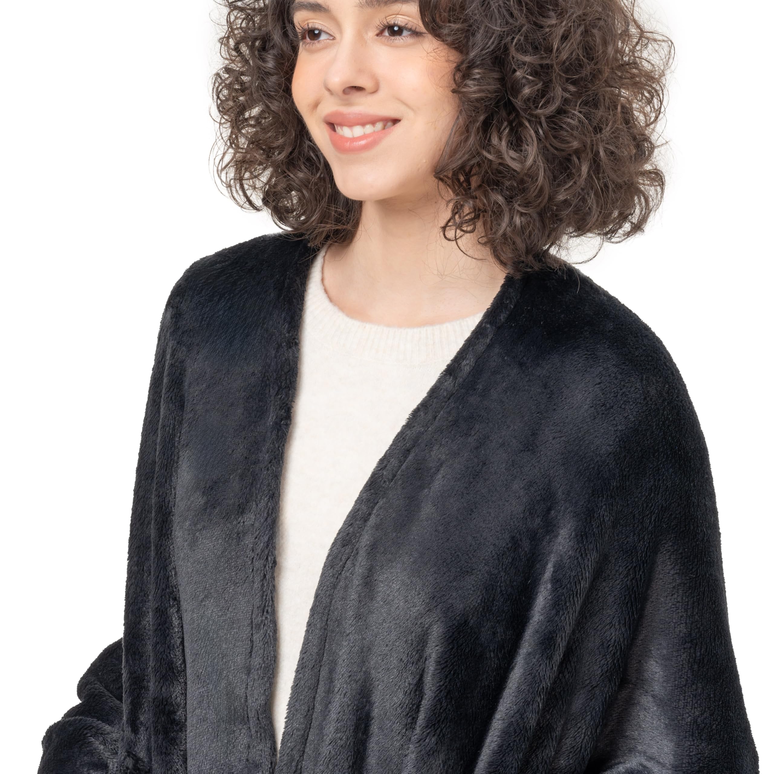 Berkshire Blanket full-size spread displaying the 58x64 oversized coverage