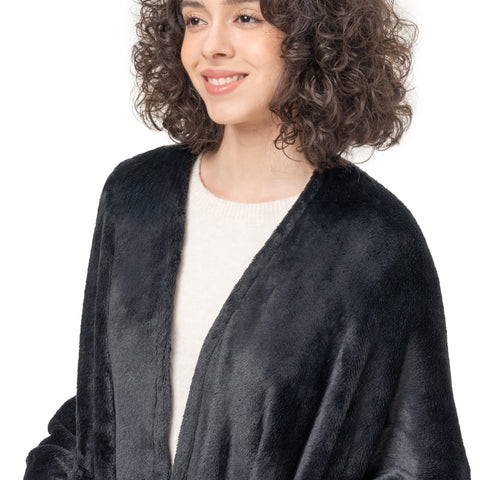 Berkshire Blanket full-size spread displaying the 58x64 oversized coverage