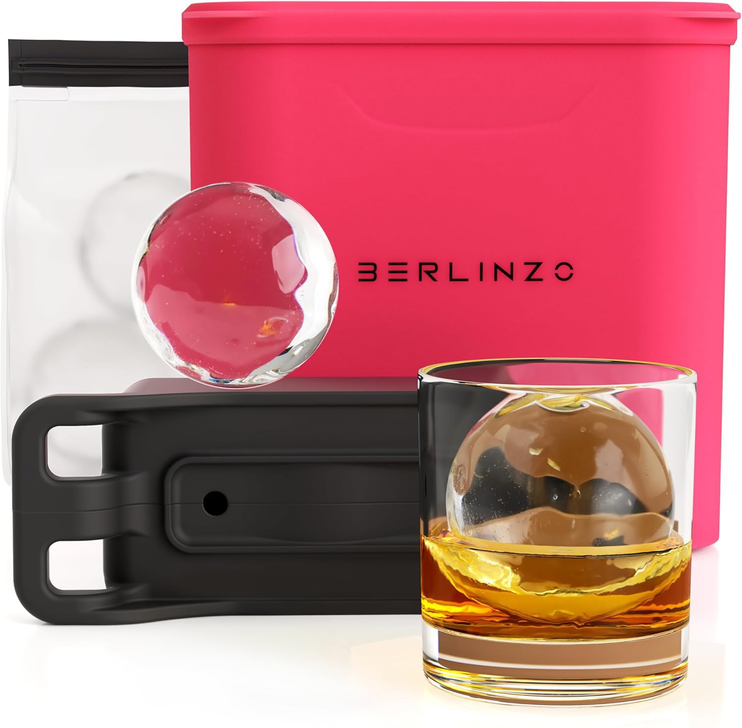 BERLINZO front packaging mold showing two-sphere wells and clean design benefits