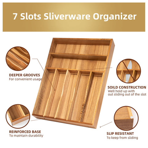 Besilord organizer installed in a drawer demonstrating tidy storage and space-saving