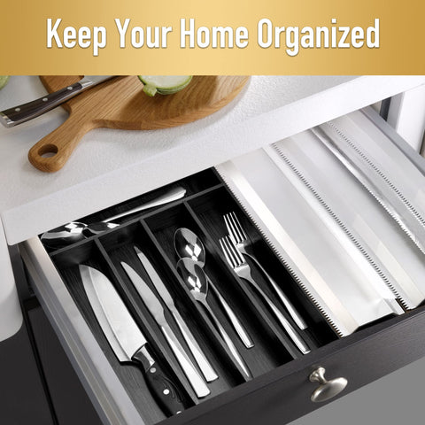 Besilord bamboo non-slip pads detail preventing movement and protecting drawers benefit