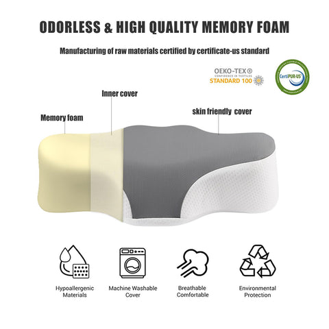 Bespilow pillow compressed in travel bag for compact packing convenience