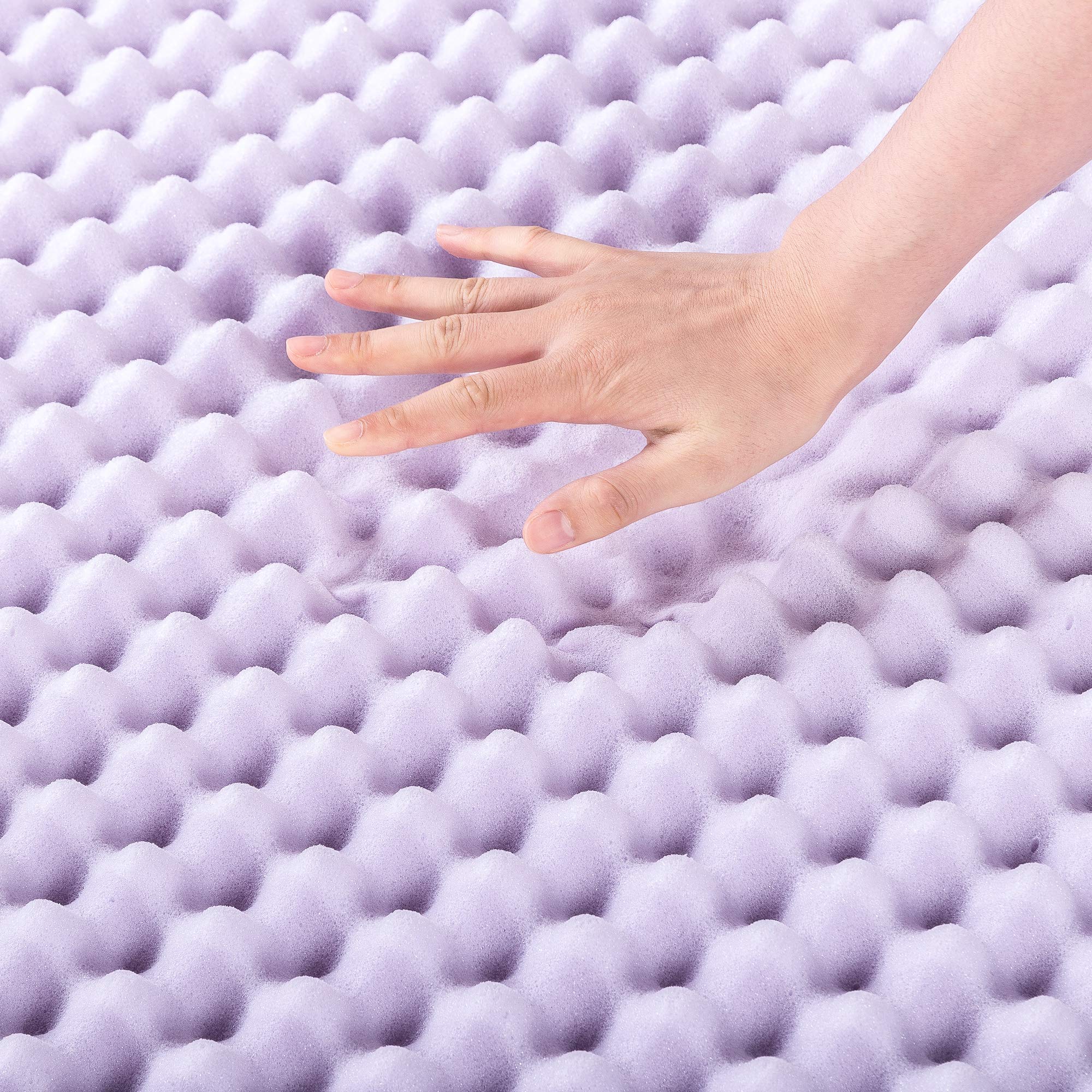 Best Price Mattress side profile on bed showing low-profile lift