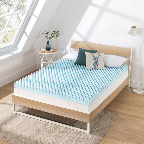 Best Price Mattress close-up of egg crate texture highlighting increased airflow and pressure relief