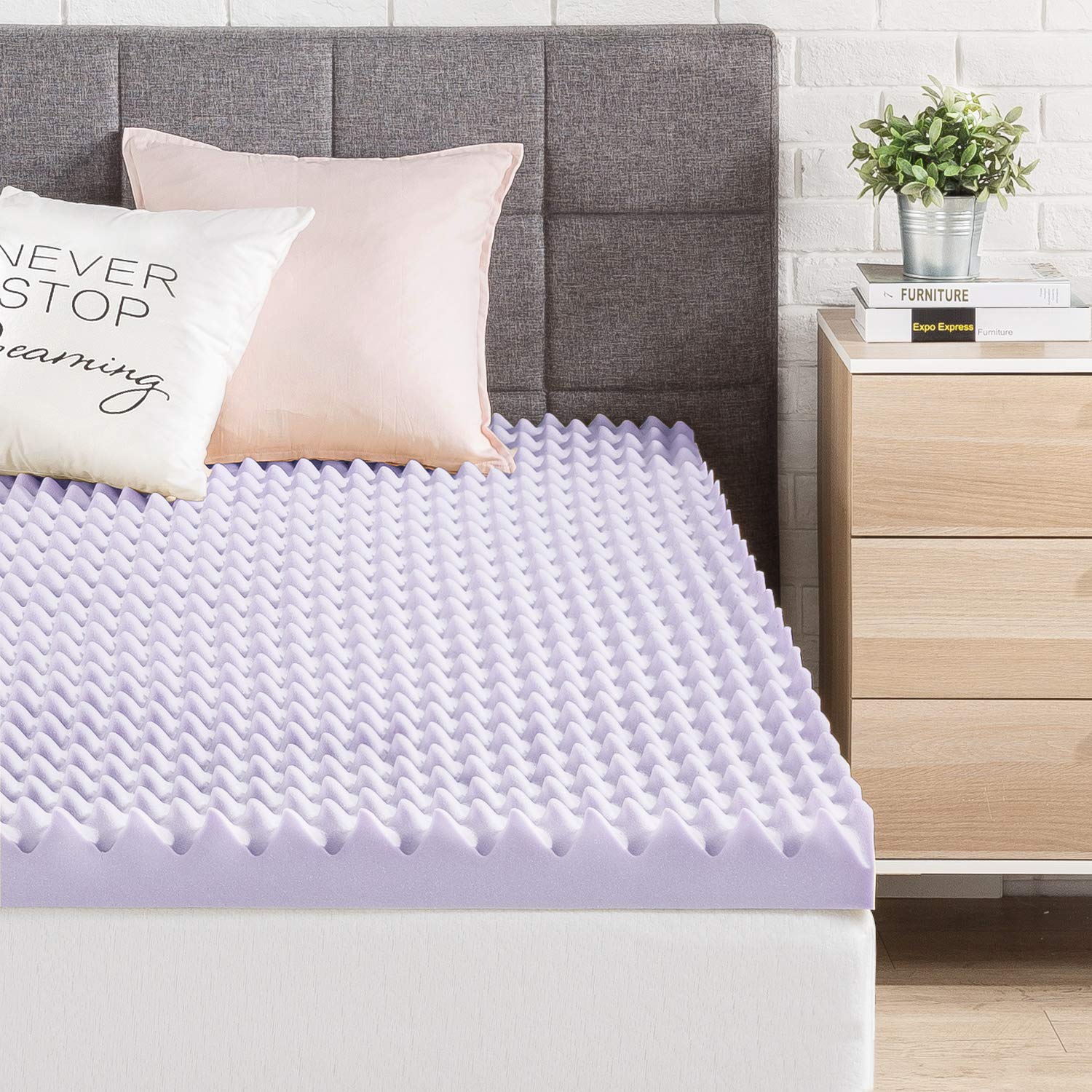 Best Price Mattress close-up of egg crate texture improving airflow