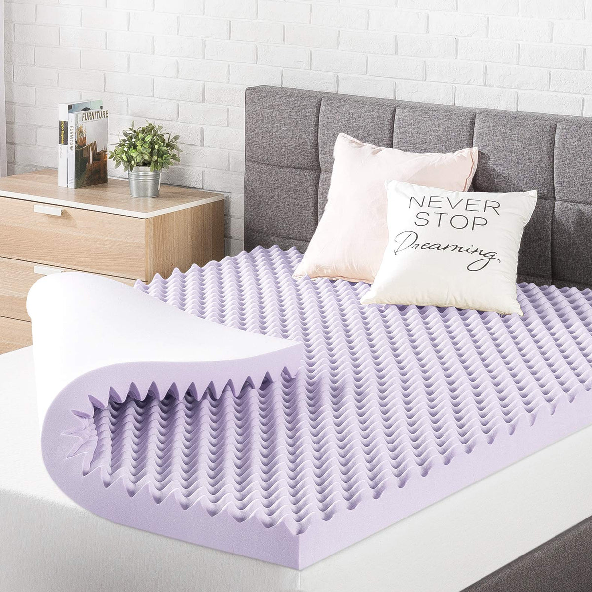Best Price Mattress front packaging showing king topper and benefits