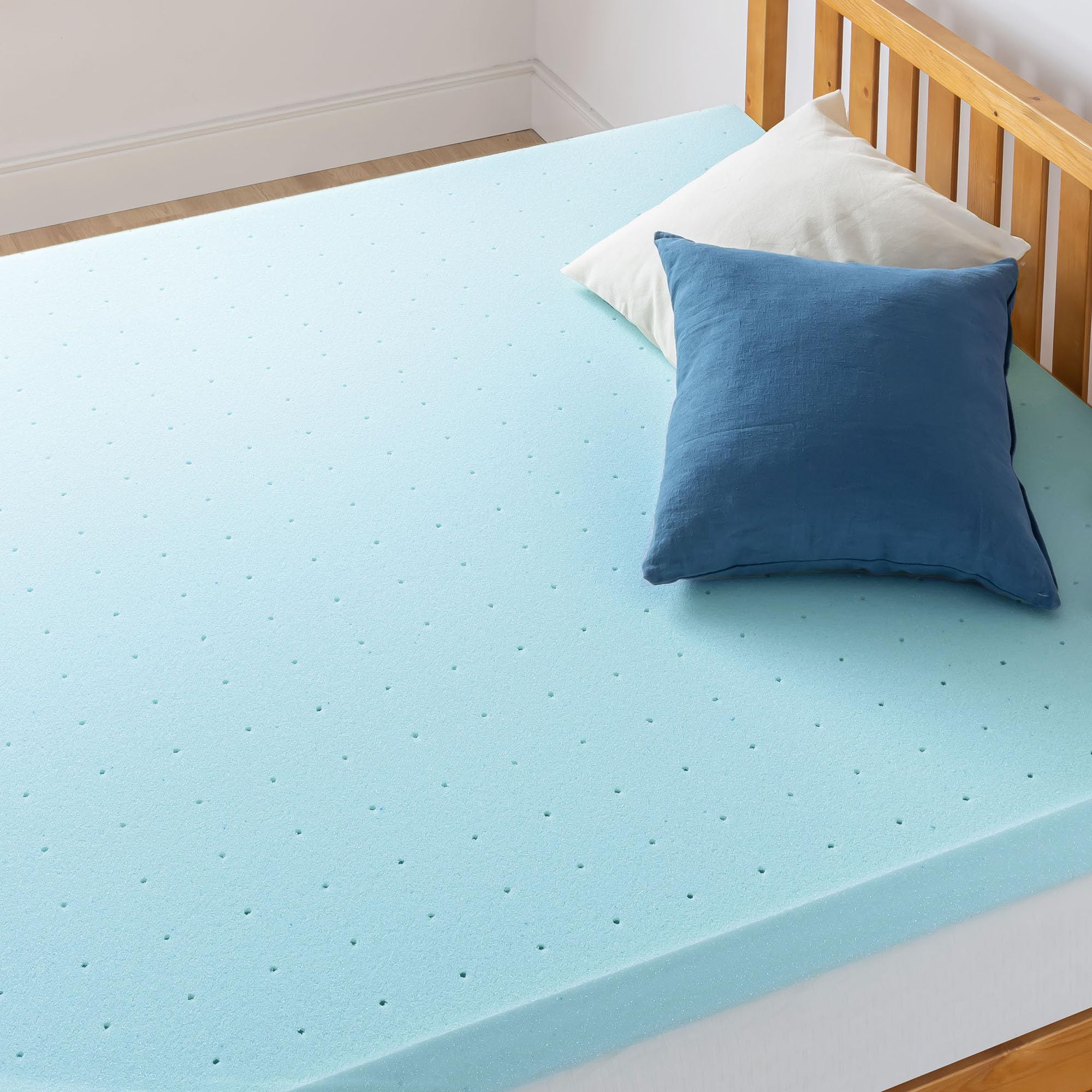 Best Price Mattress gel-infused foam detail illustrating cooler sleep surface