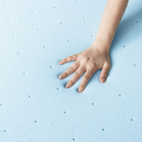 Best Price Mattress gel-infused foam texture detail, helps moderate sleeping surface heat