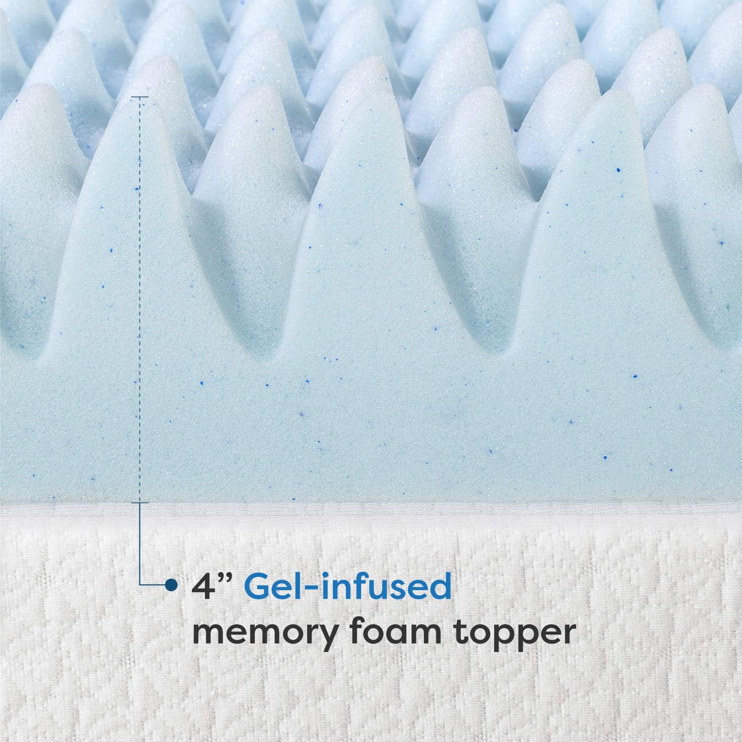 Best Price Mattress sewn label and CertiPUR-US tag reassuring certified materials benefit