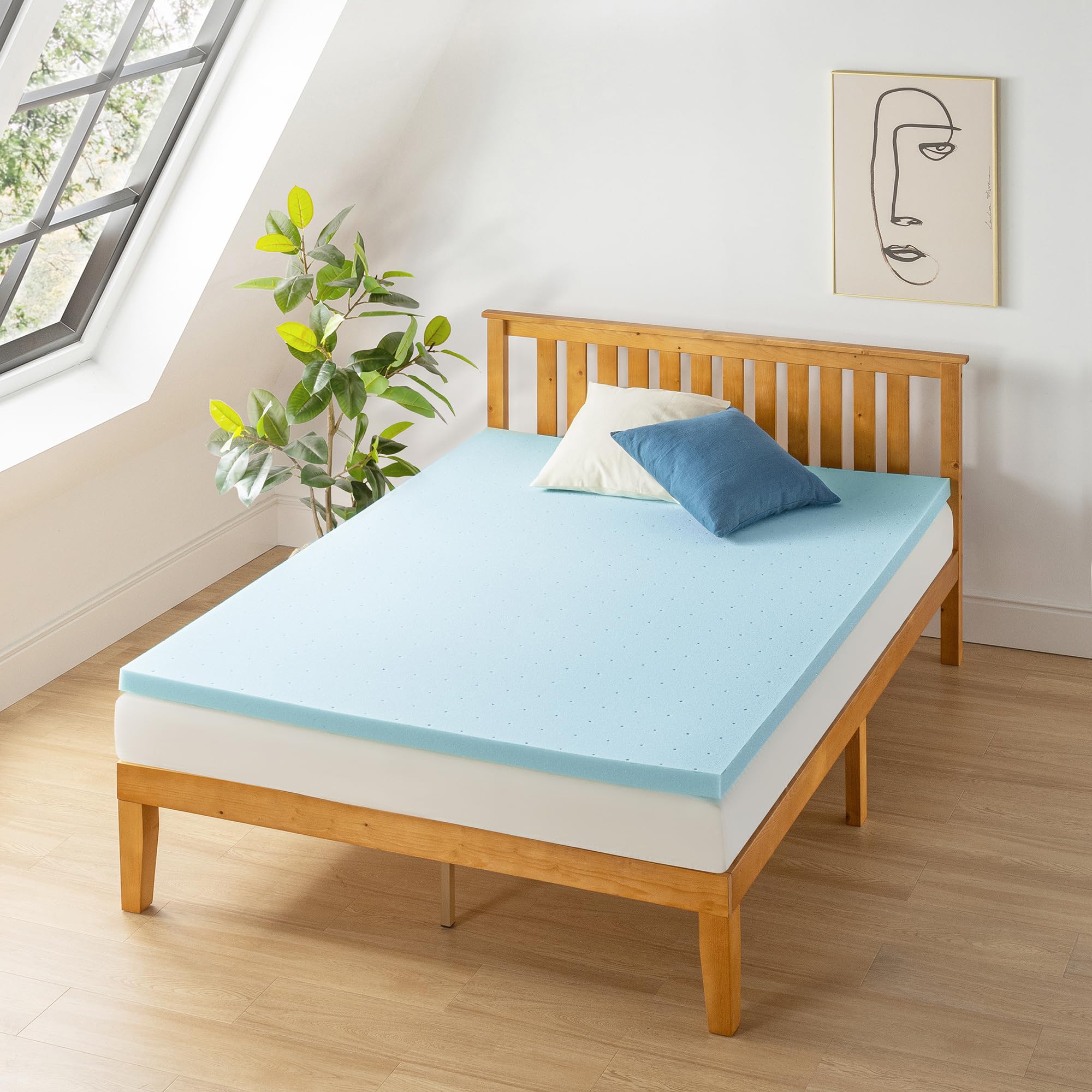 Best Price Mattress rolled compressed topper ready for delivery, saves space