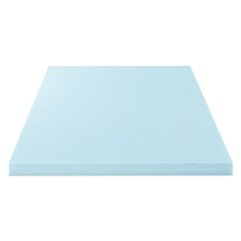 Best Price Mattress topper under fitted sheet showing one-inch smaller fit benefit