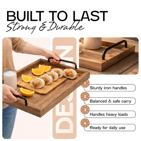 Besti iron handle detail highlighting sturdy grip and safe transport benefit